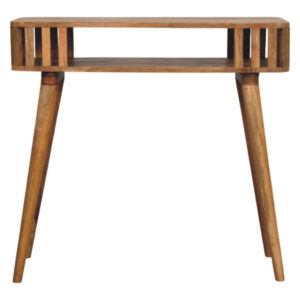Artisan - Slatted Oak-Ish Console