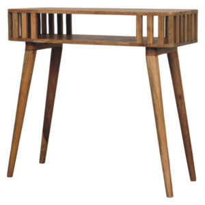 Alternative view of Artisan - Slatted Oak-Ish Console