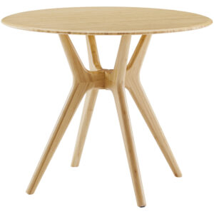 Alternative view of Greenington Sitka 36" Round Dining Table - Wheat, Bamboo
