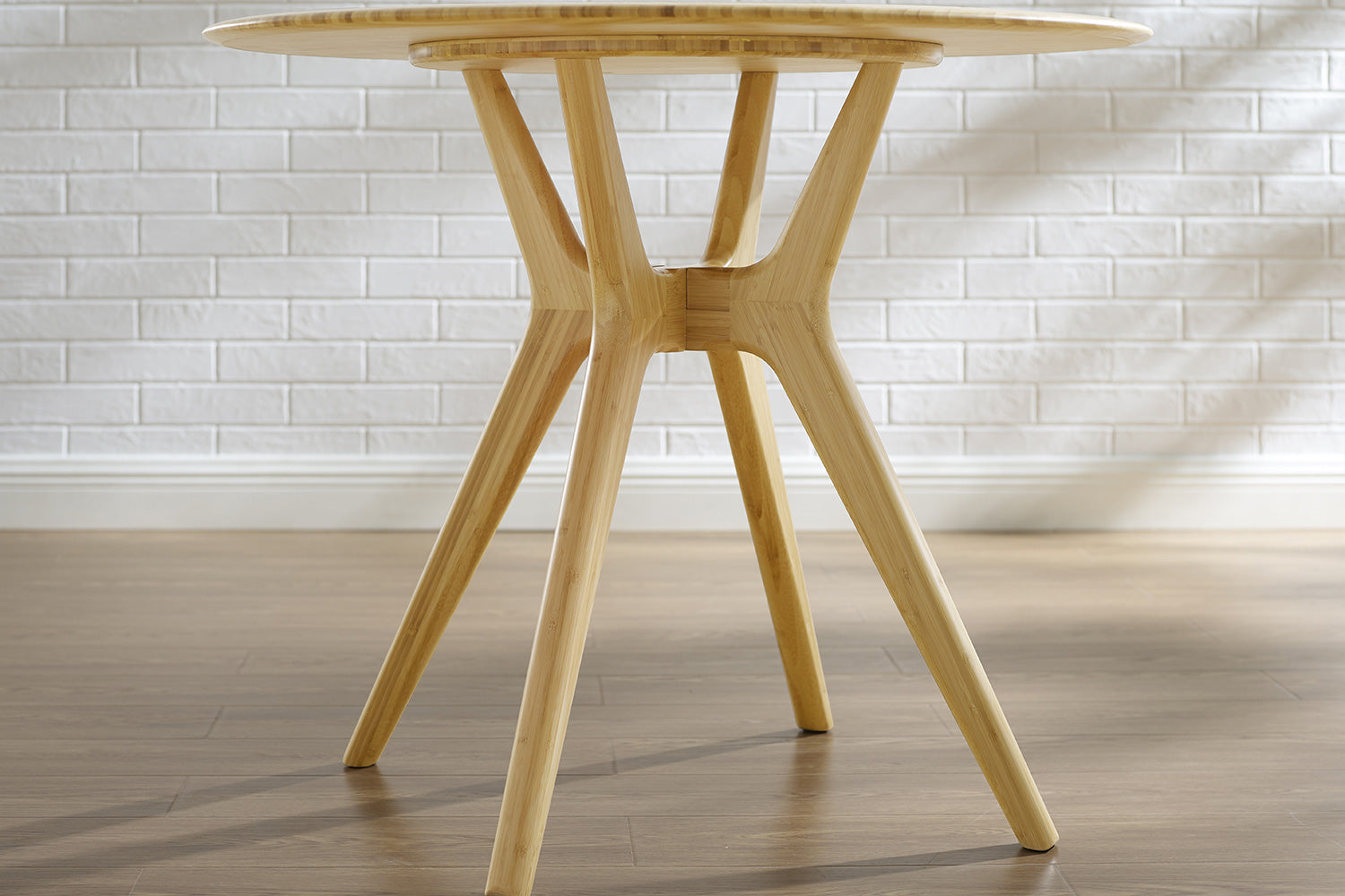 Greenington Sitka 36" Round Dining Table - Wheat, Bamboo - Image 5