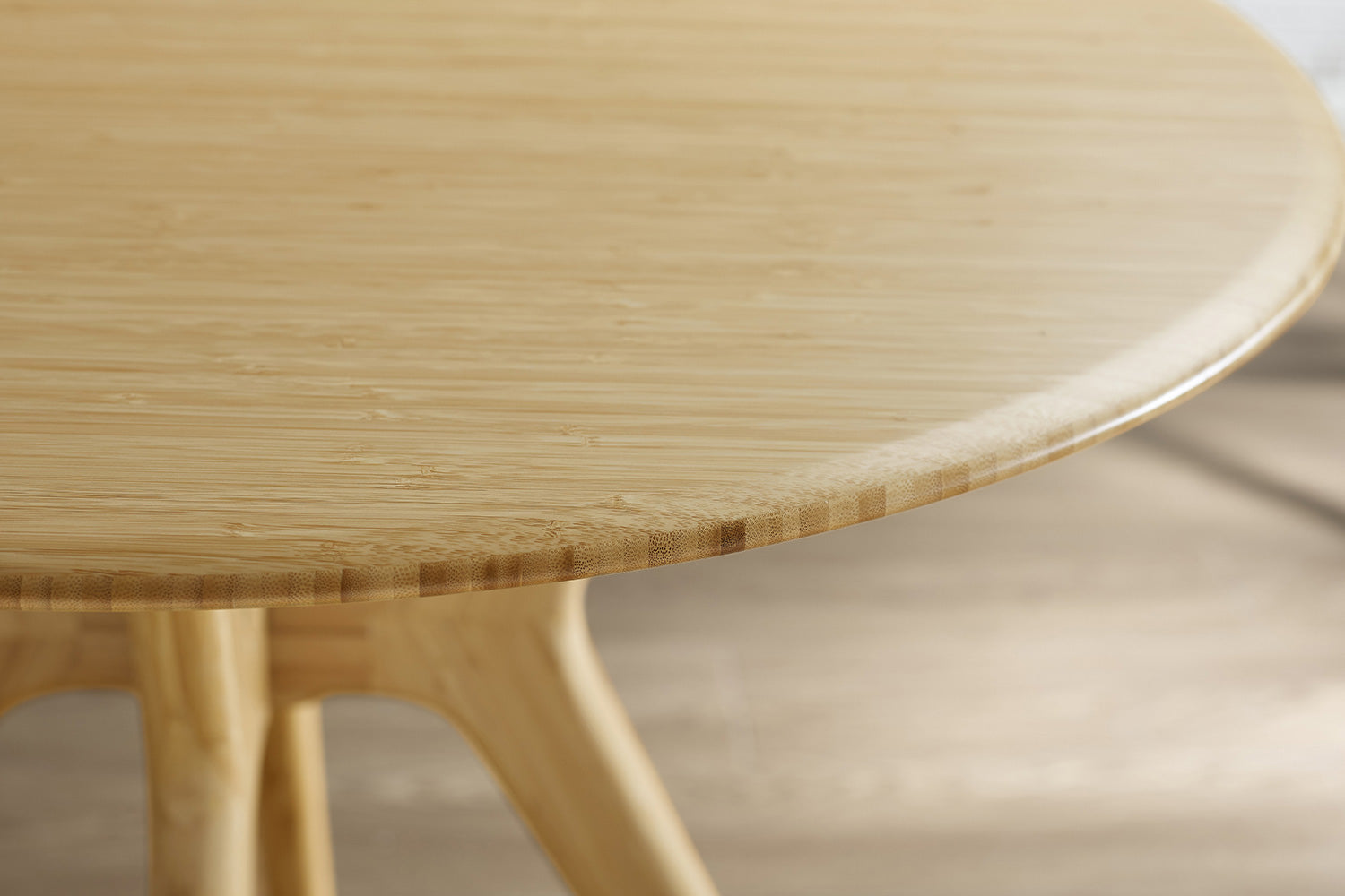 Greenington Sitka 36" Round Dining Table - Wheat, Bamboo - Image 6