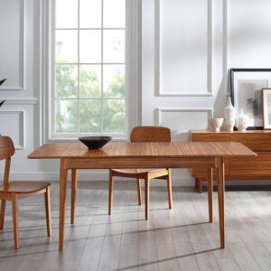 Greenington - Mija Extension Dining Table in Amber, Bamboo