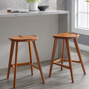 Greenington - Max Stool In Counter Height Set of 2 in Amber, Bamboo