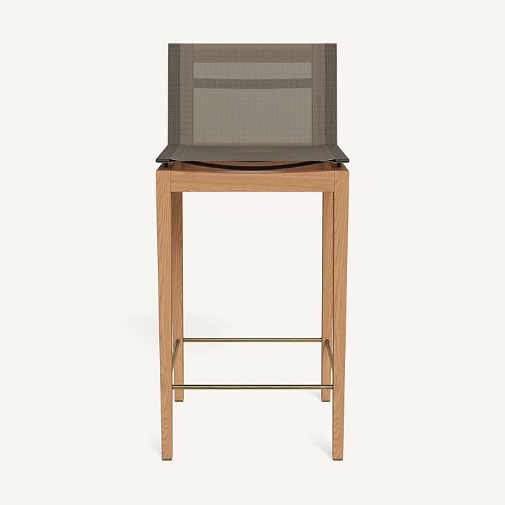 Harbour - Byron Teak Bar Stool - Image 5