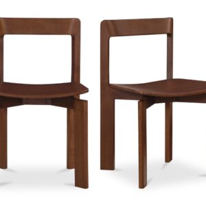 Alternative view of Moe's - Daifuku Modern Dining Chair Set of 2 in Walnut Stained Ash