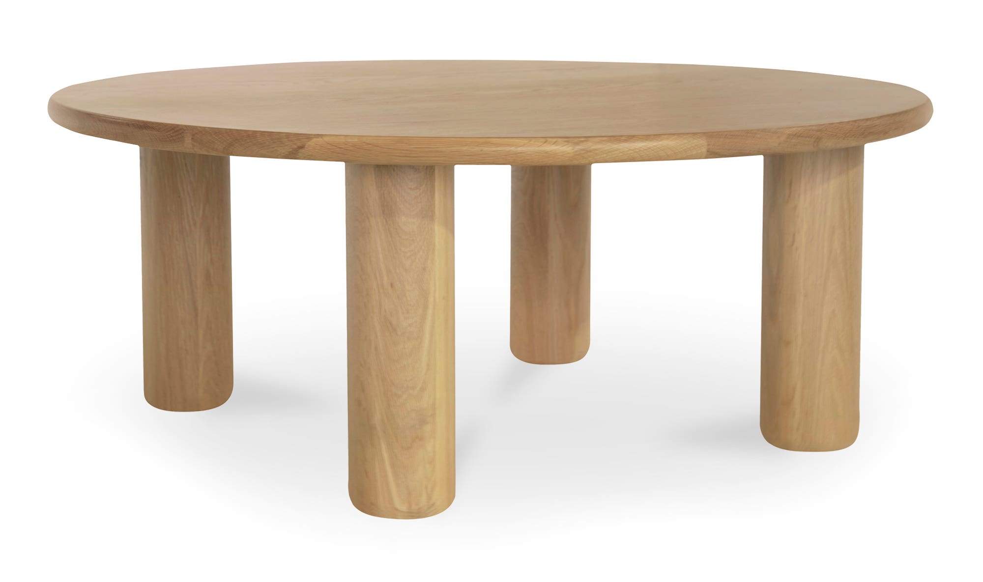 Moe's - Milo Contemporary Round Coffee Table in Oak - Image 2