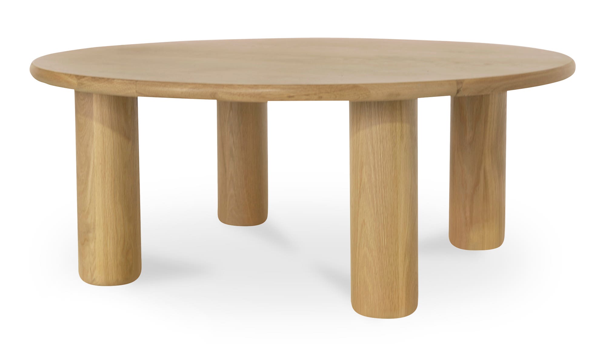 Moe's - Milo Contemporary Round Coffee Table in Oak - Image 5