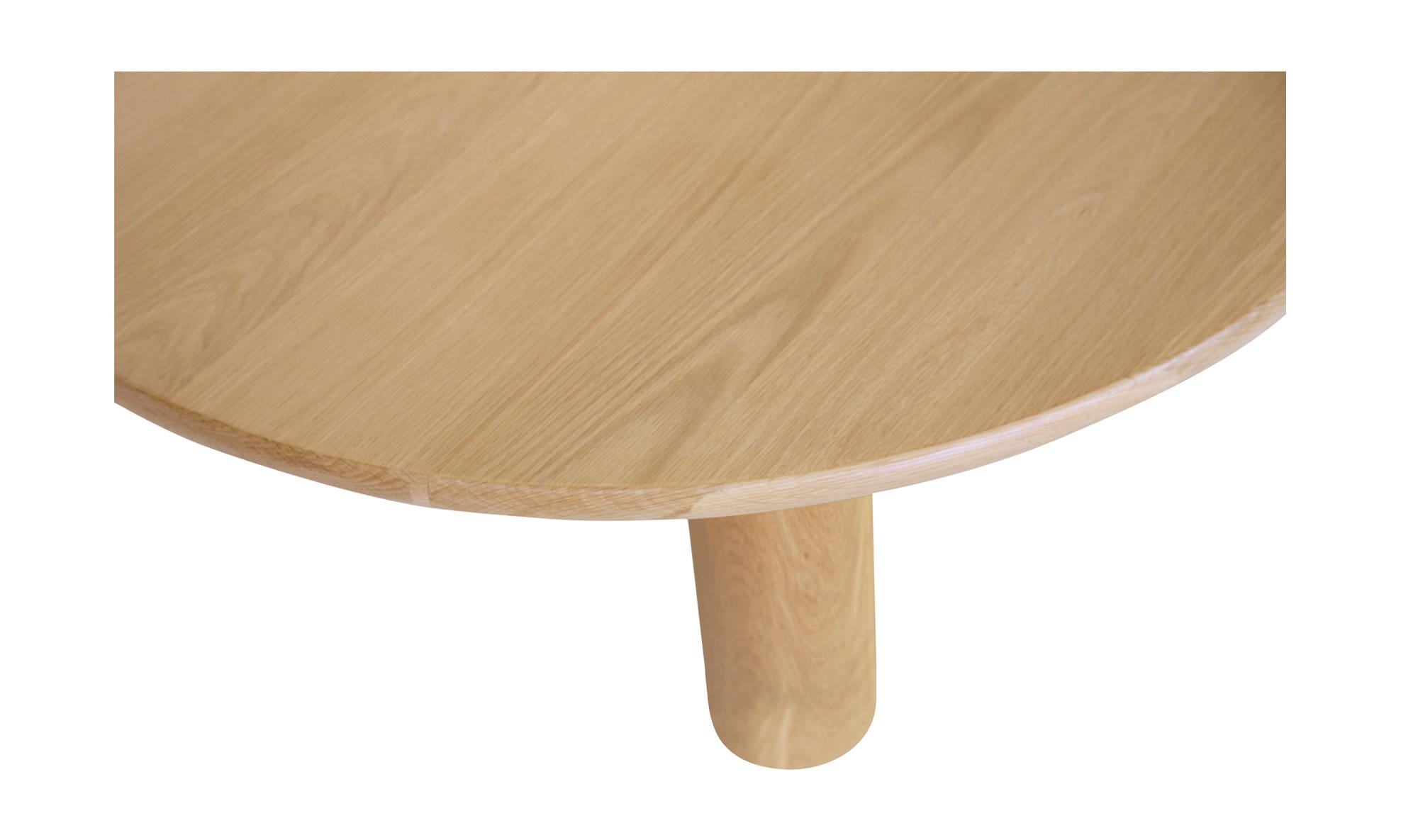 Moe's - Milo Contemporary Round Coffee Table in Oak - Image 6