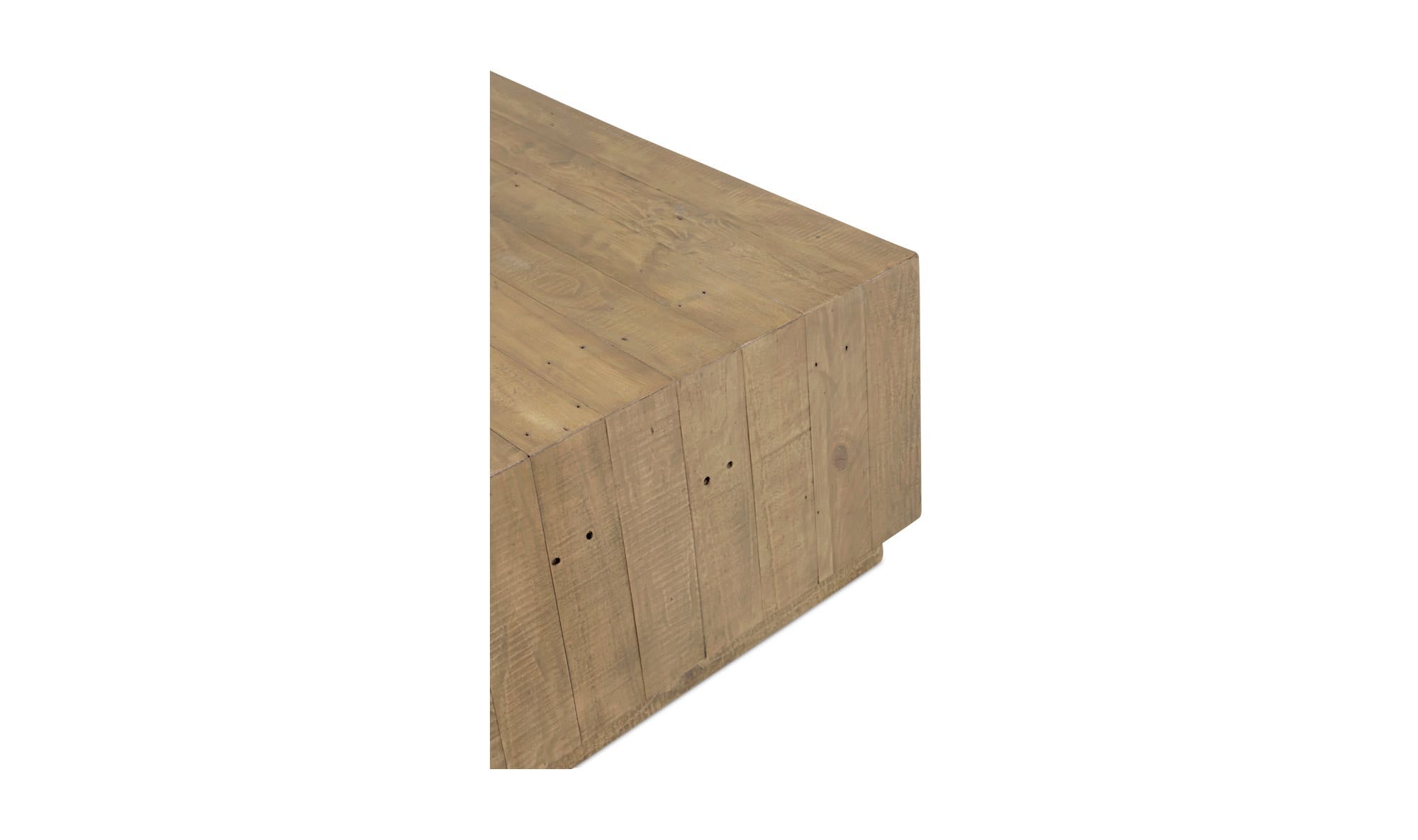Moe's - Jasper Rustic Square Coffee Table in Brown - Image 5