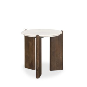 Alternative view of Mercana - Rumer Side Table in Brown, Solid Wood