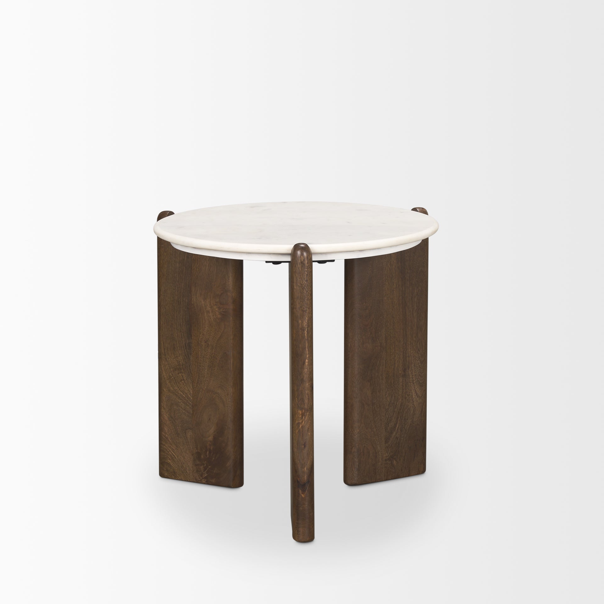Mercana - Rumer Side Table in Brown, Solid Wood - Image 3