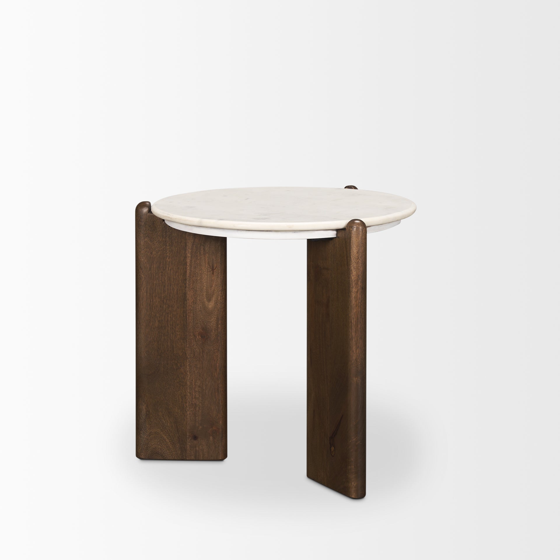 Mercana - Rumer Side Table in Brown, Solid Wood - Image 5