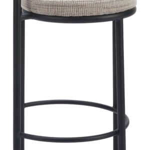 Alternative view of ZUO - Sisal Counter Stool (Set of 2) in Beige Tweed