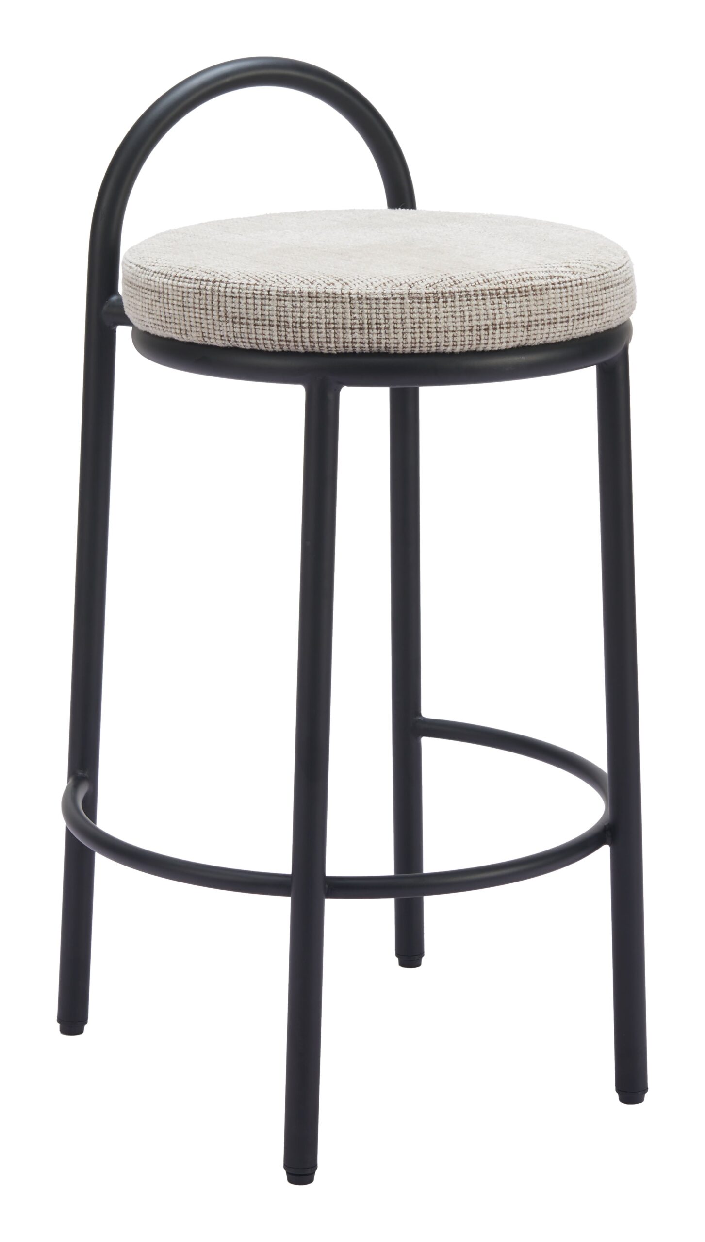 ZUO - Sisal Counter Stool (Set of 2) in Beige Tweed - Image 6