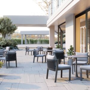 Alternative view of ZUO - Horizon Dining Chair (Set of 2) in Gray