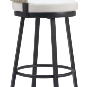 ZUO - Midnight Wave Barstool in White