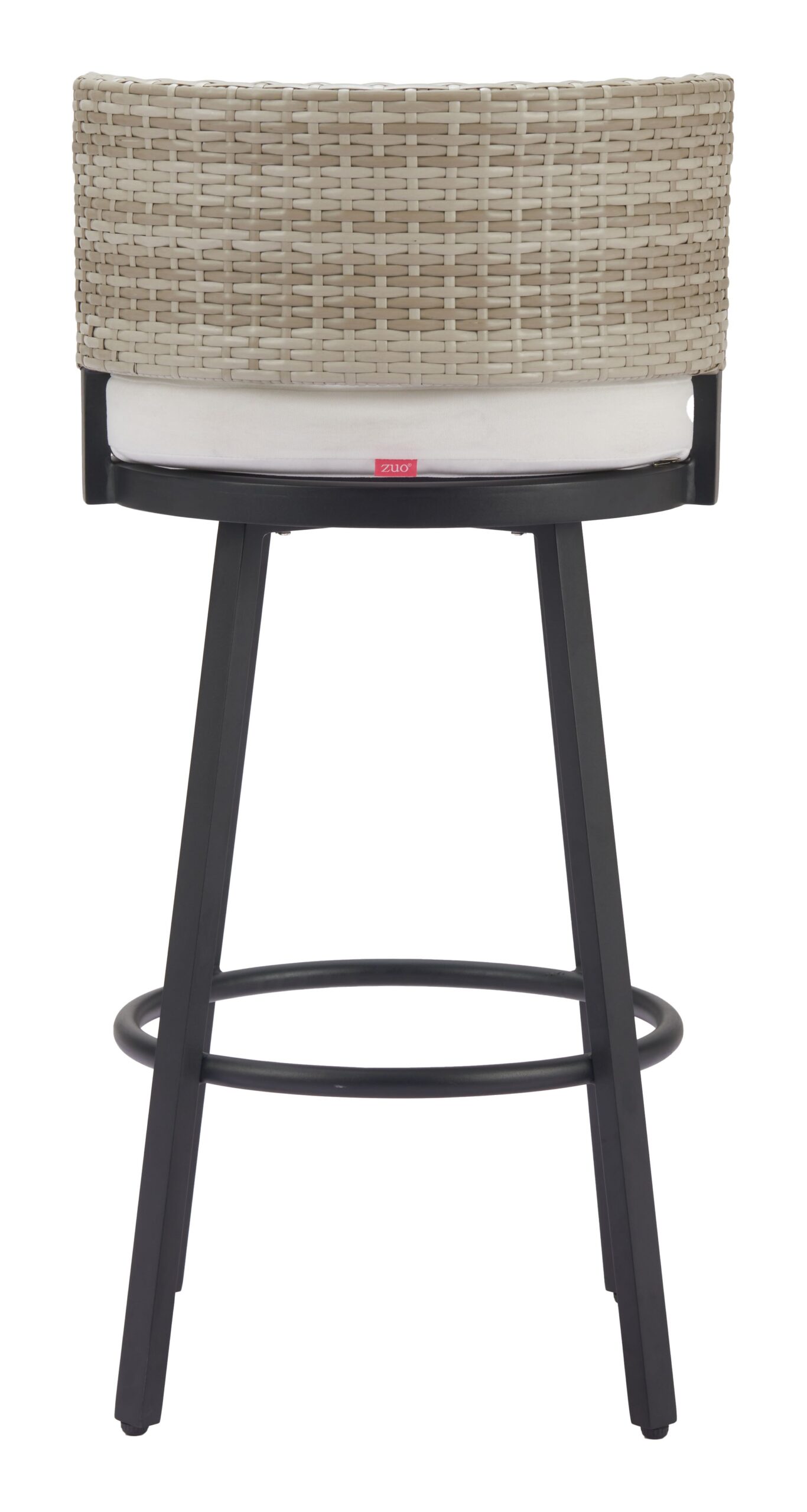 ZUO - Midnight Wave Barstool in White - Image 4